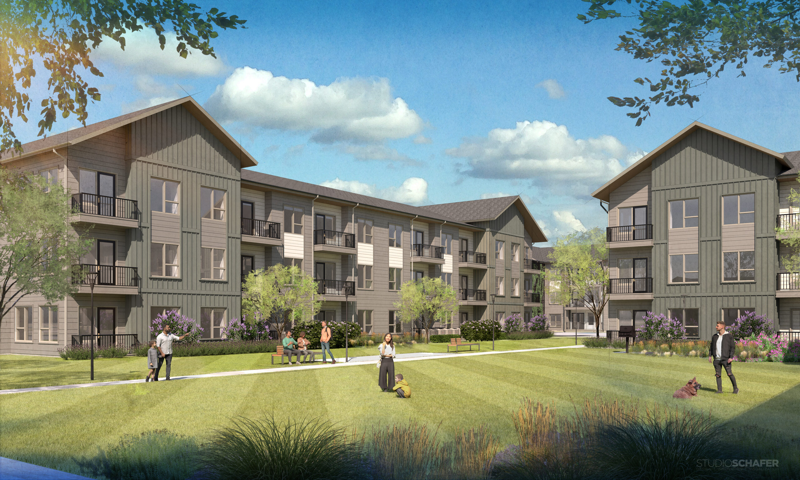 Stateswood Rendering - Charlotte, NC